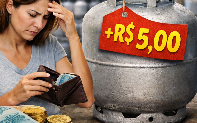 Gás de cozinha sofre reajuste neste dia 1º e pesa no bolso do consumidor