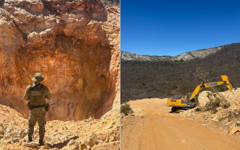 Polícia descobre garimpo clandestino e apreende 60 toneladas de quartzo no interior da Bahia