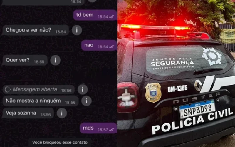 Advogado é preso após mandar vídeo íntimo para a filha de 16 anos