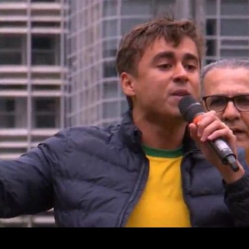 “Se lascou, Alexandre de Moraes”, diz Nikolas Ferreira em protesto na Paulista