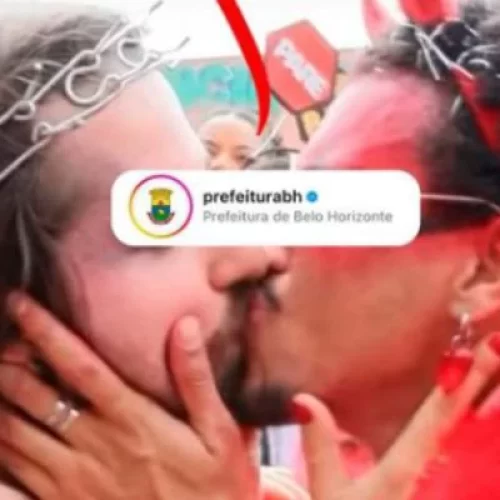 BLASFÊMIA: Prefeitura de BH publica vídeo de “Jesus” beijando o diabo