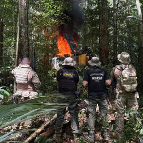PF intensificará ações conjuntas contra garimpo ilegal no estado do Amapá