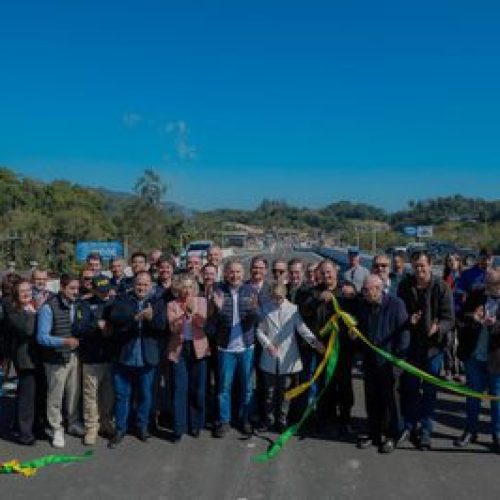 Em Blumenal, Governo Federal entrega complexo viário estratégico para Santa Catarina