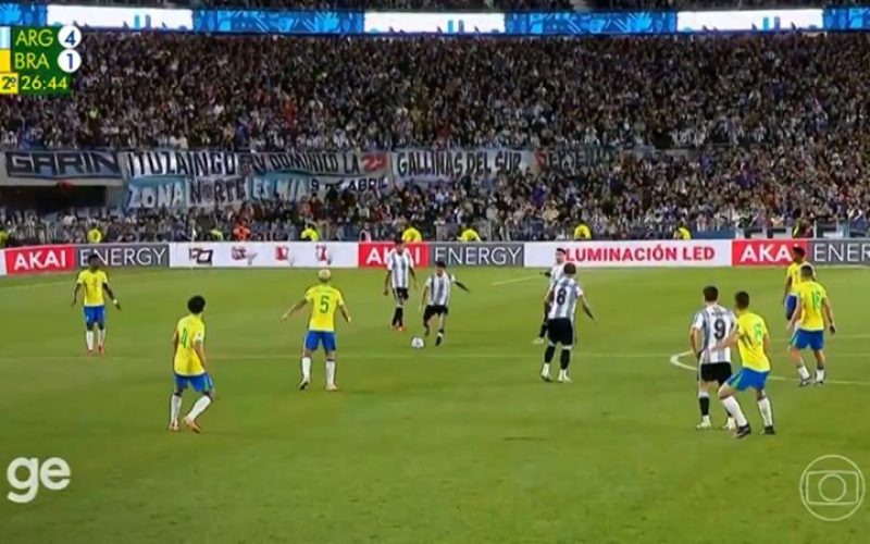 Seleção Brasileira é atropelada pela Argentina em noite de péssima atuação